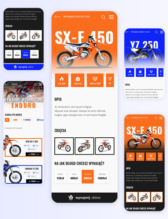 Aplikacja mobilna do rezerwacji samochodów, aut i motocykli