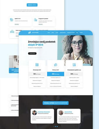 Strona internetowa dla biura nieruchomości