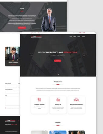 Strona internetowa dla branży finansowej