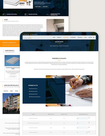 Strona internetowa dla firmy budowlanej